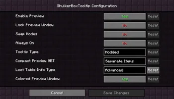 Config Screen