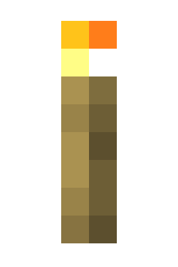 Скин Minecraft Факел-гигант