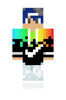 Скин Minecraft Радужный Nike