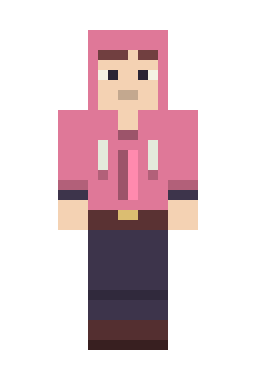 Скин Minecraft Вишнёвый худи