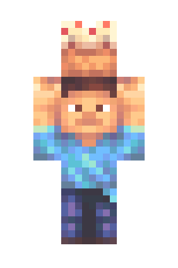 Скин Minecraft Стив с тортом