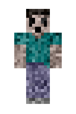 Скин Minecraft Страшный Стив