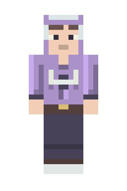Скин Minecraft Лавандовые наушники