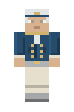 Скин Minecraft Капитан гавани