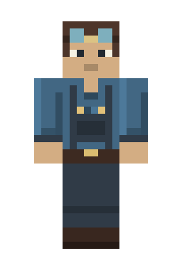 Скин Minecraft Кобальтовый инженер