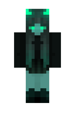 Скин Minecraft Изумрудный демон