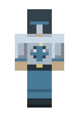 Скин Minecraft Серебряный дозорный